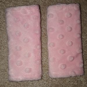 Minky Car Seat Strap Covers